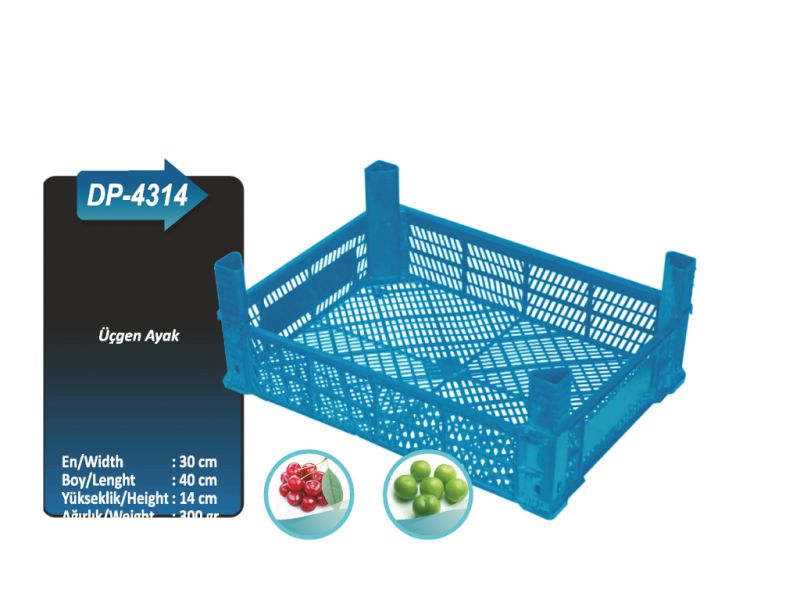 Recyclable Group Crates DP-4314 (Triangle Foot)